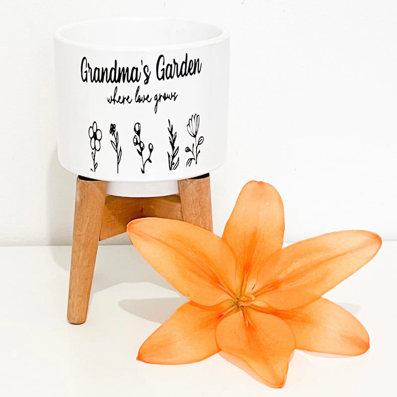 Personalised Pot Planter - Mother&