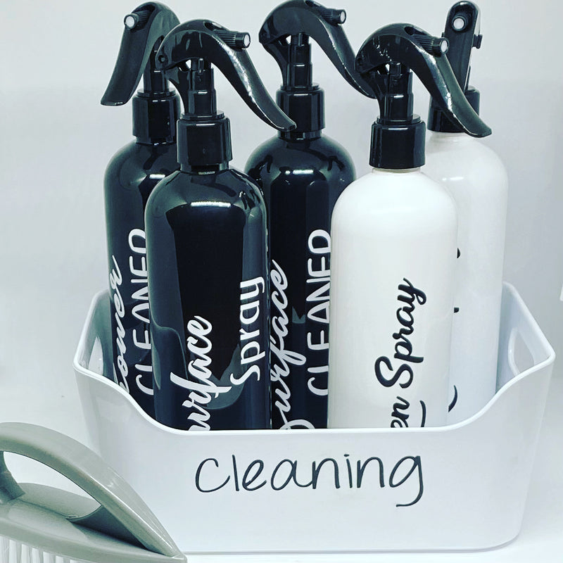 Vinyl Labels for Cleaning Organisation