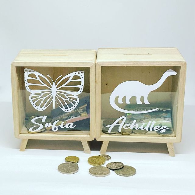 Wooden Money Box