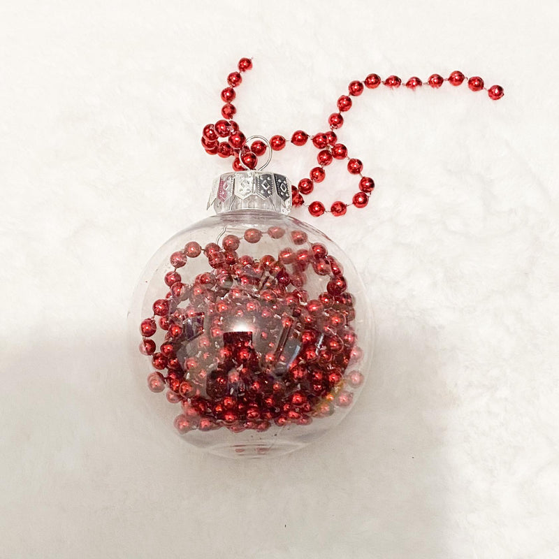 Personalised Christmas Baubles - With beads