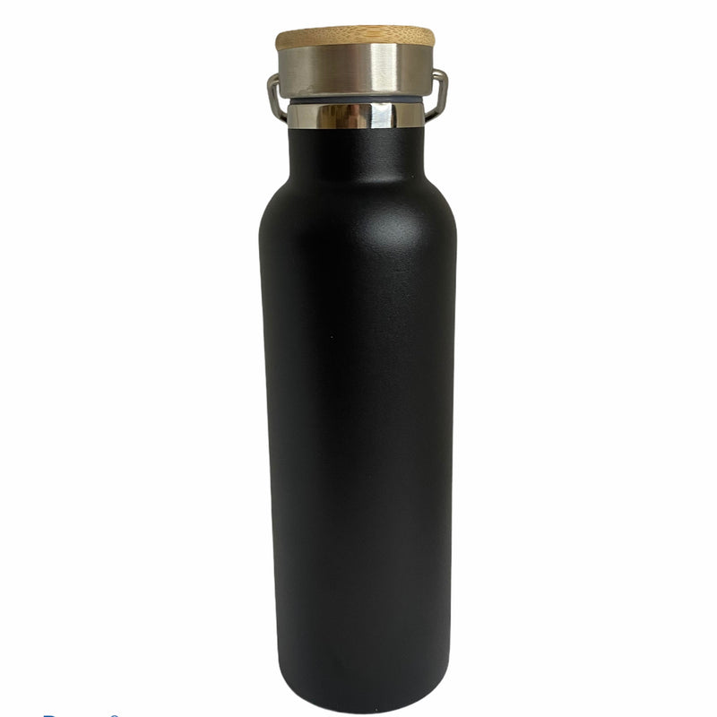 Stainless Steel Bottle with Bamboo Lid