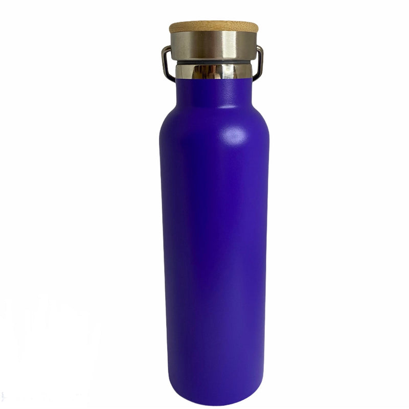 Stainless Steel Bottle with Bamboo Lid