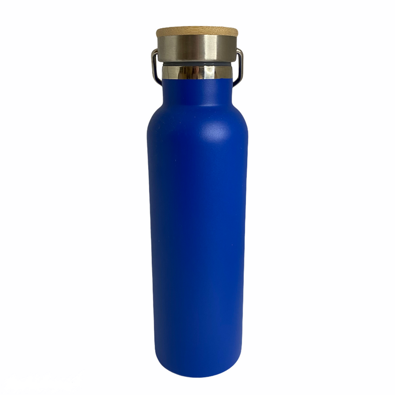 Stainless Steel Bottle with Bamboo Lid