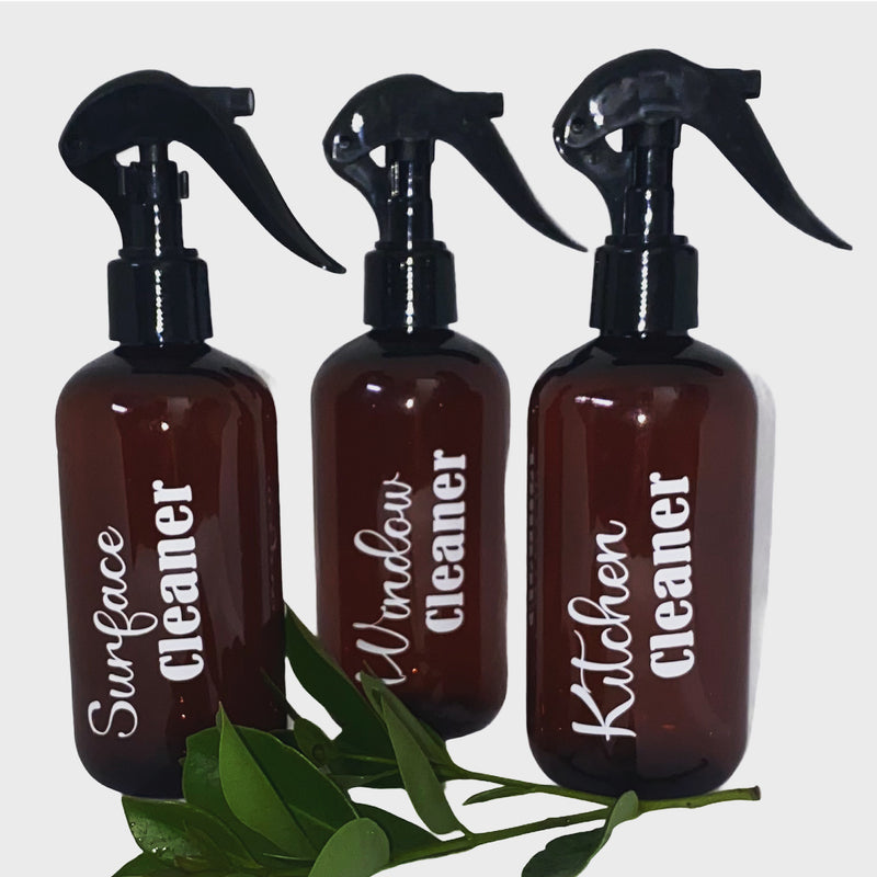 Vinyl Labels for Cleaning Spray Bottles