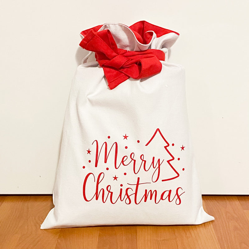 Personalised Mini Santa Christmas Sacks