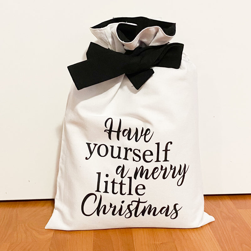 Personalised Mini Santa Christmas Sacks