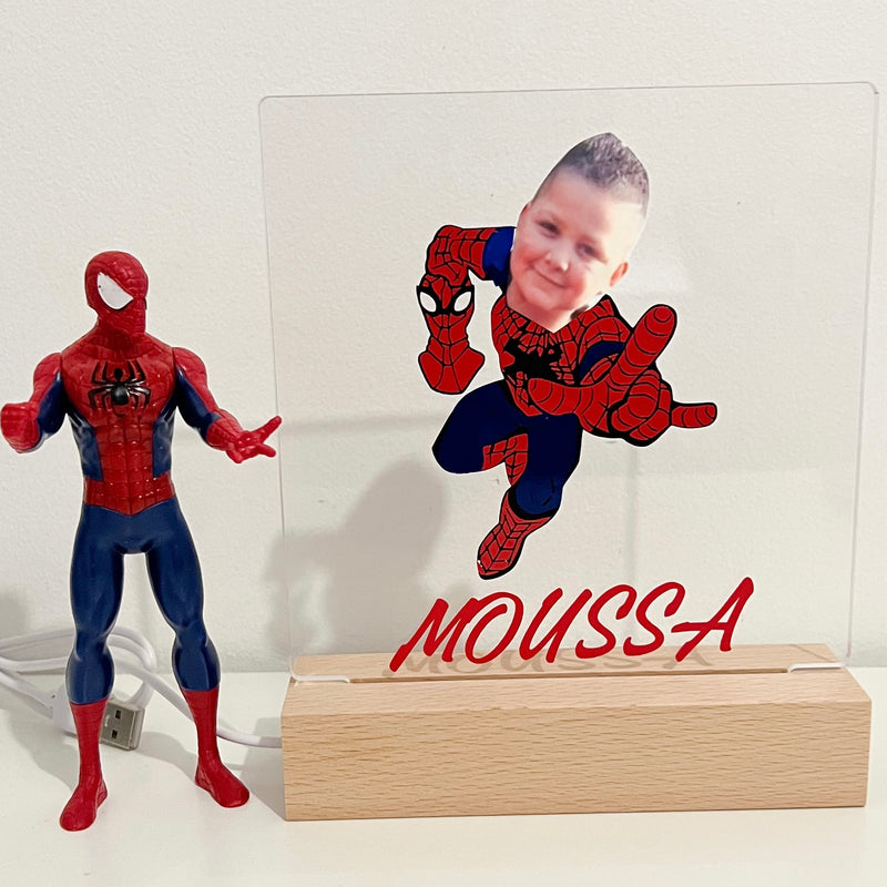 Customised Character Night Light with Custom Photo