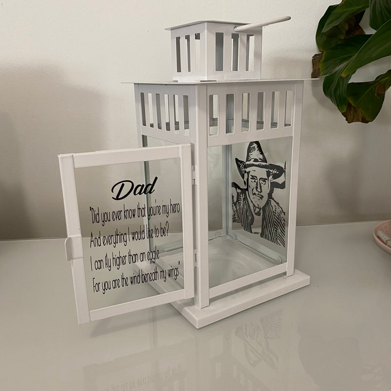 Memorial Lantern (WITH SKETCHED VINYL PHOTO)