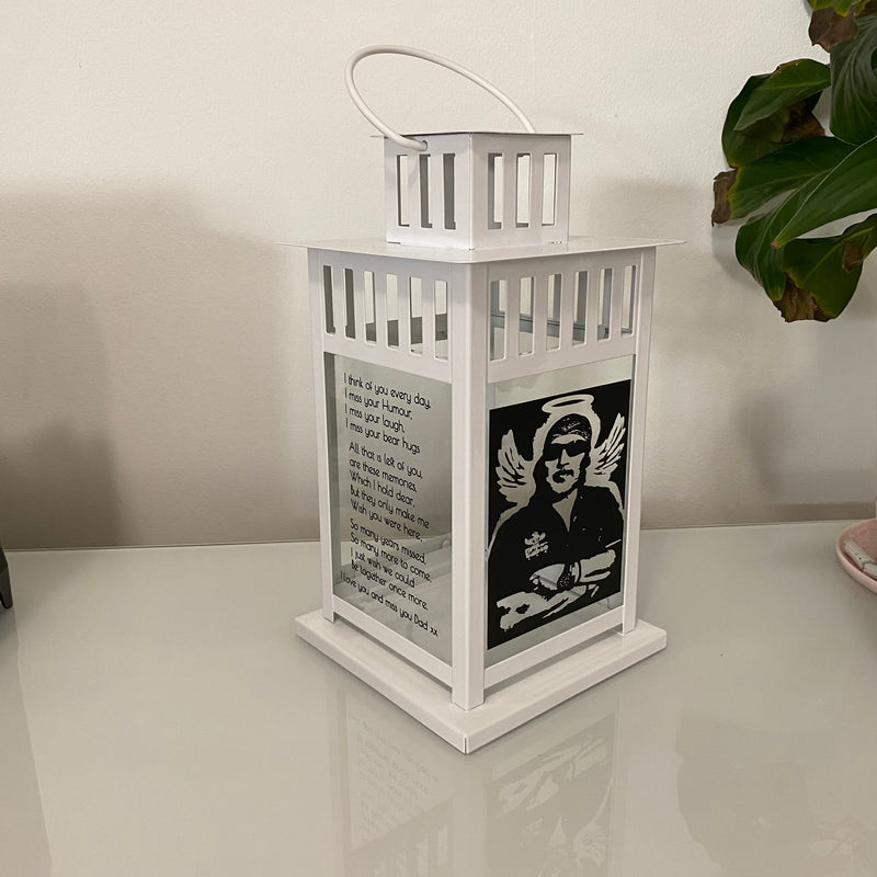 Memorial Lantern (WITH SKETCHED VINYL PHOTO)