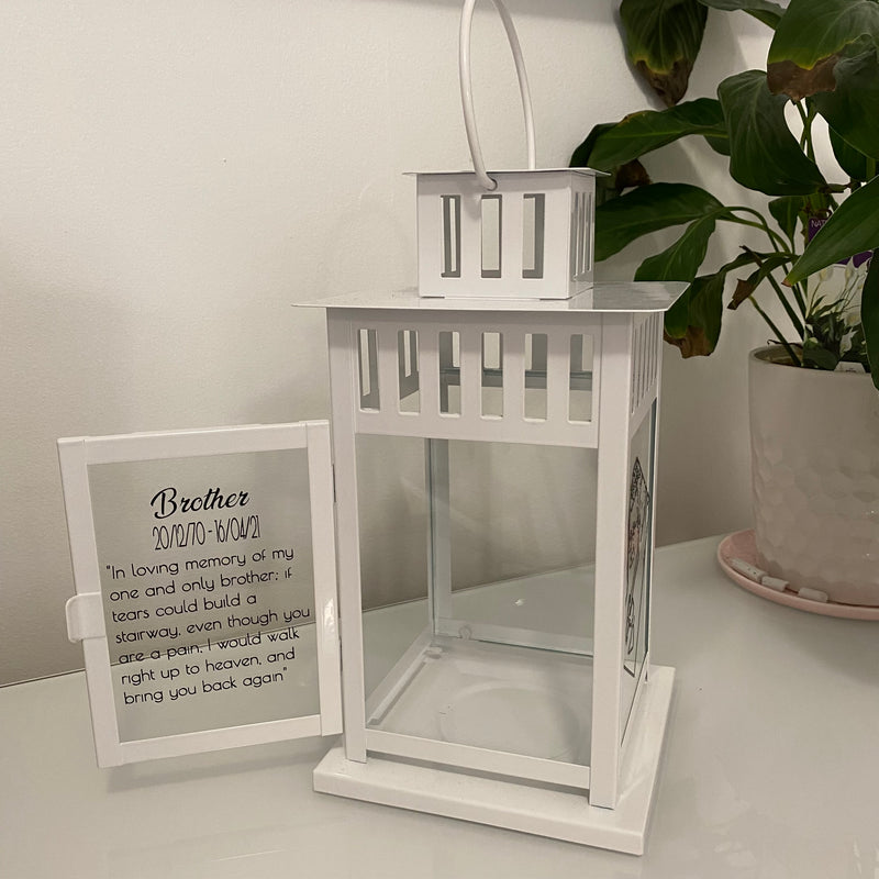 Memorial Lantern (WITH SKETCHED VINYL PHOTO)