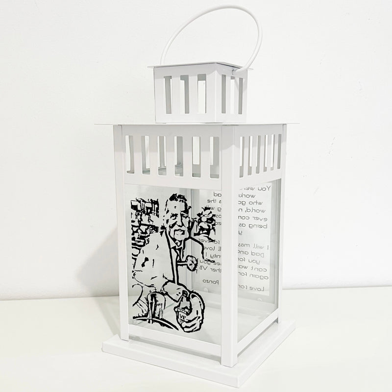 Memorial Lantern (WITH SKETCHED VINYL PHOTO)