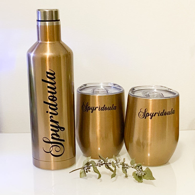 Tumbler Gift Set with Bottle