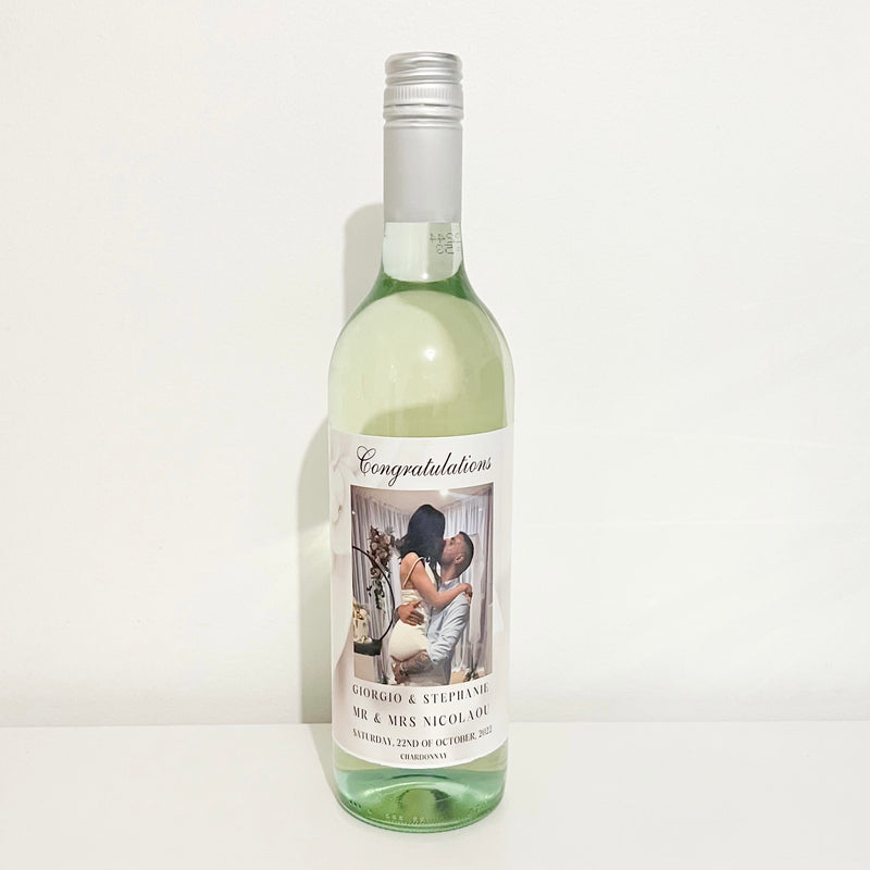 Personalised Wine - Chardonnay/Cab Sav Bottle