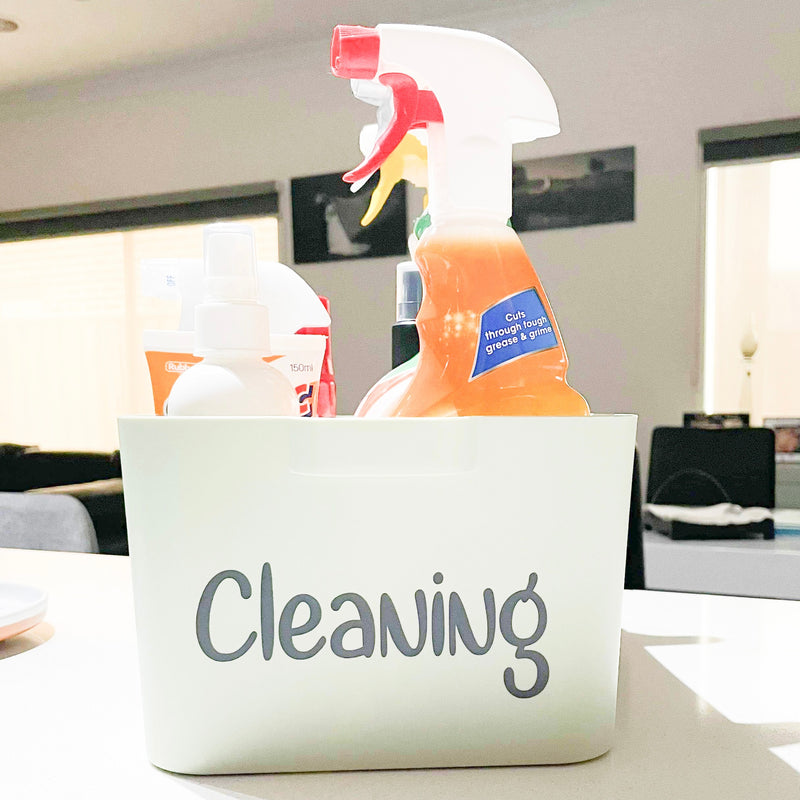 Vinyl Labels for Cleaning Organisation