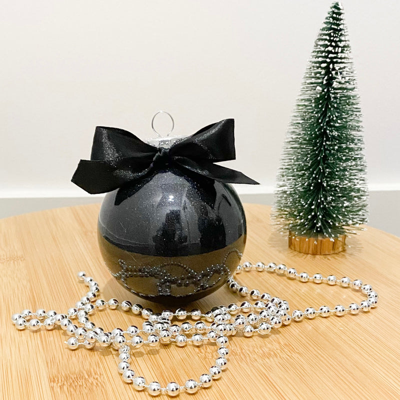 Personalised Christmas Baubles - With glitter