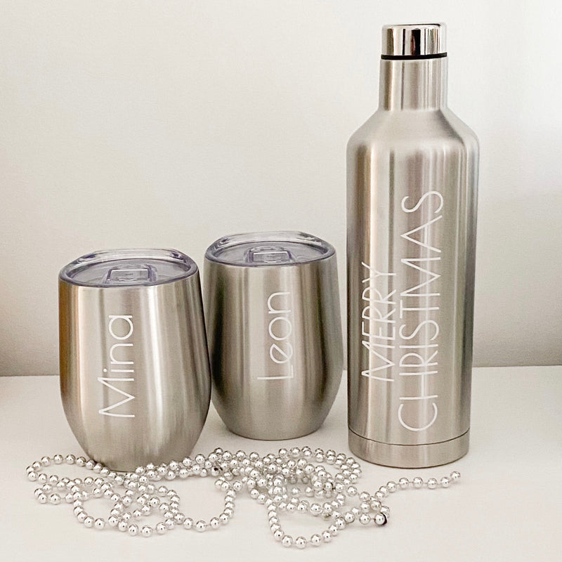 Tumbler Gift Set with Bottle