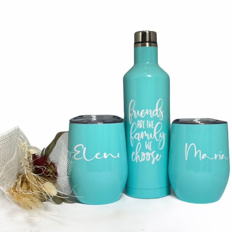 Tumbler Gift Set with Bottle