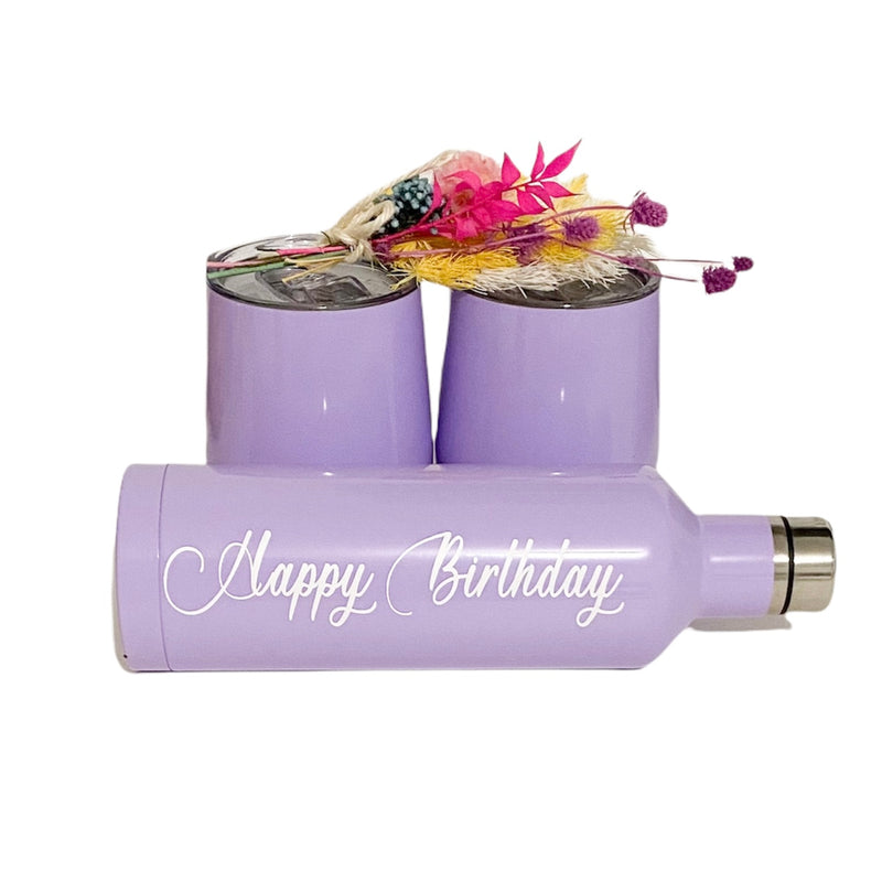 Tumbler Gift Set with Bottle