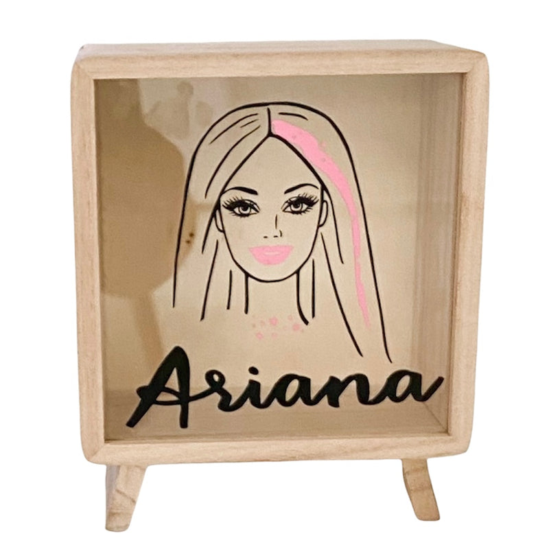 Themed Wooden Money Box