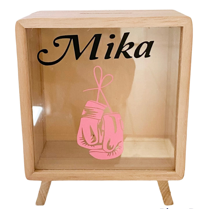 Themed Wooden Money Box