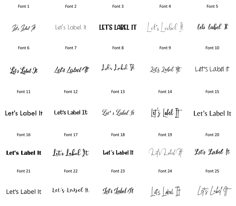 Vinyl Labels for Shampoo/Conditioner