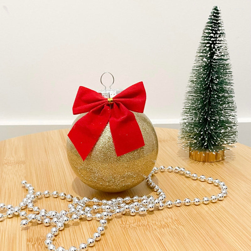 Personalised Christmas Baubles - With glitter