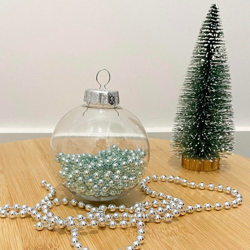 Personalised Christmas Baubles - With beads