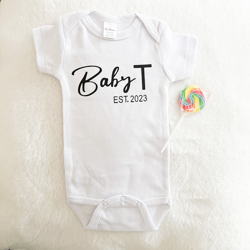 Personalised Baby Onesie