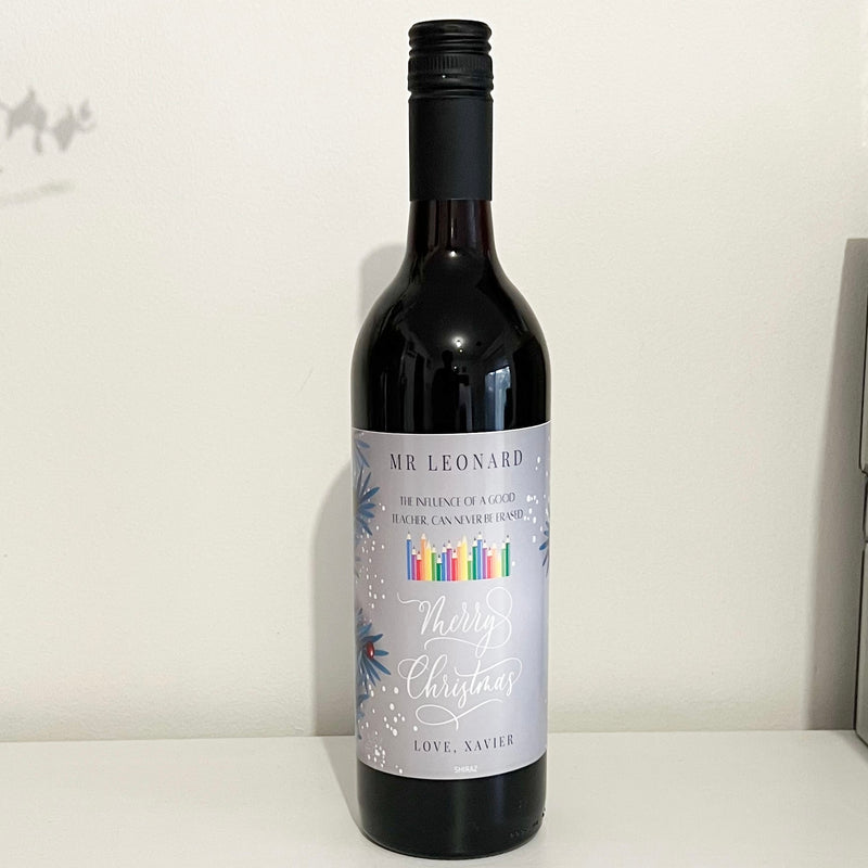 Personalised Wine - Chardonnay/Cab Sav Bottle