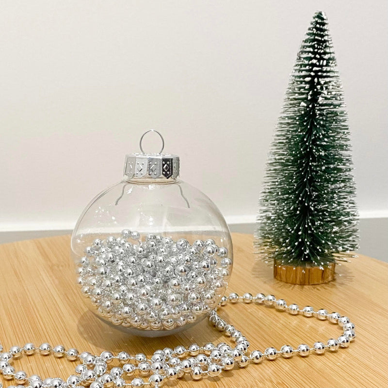 Personalised Christmas Baubles - With beads