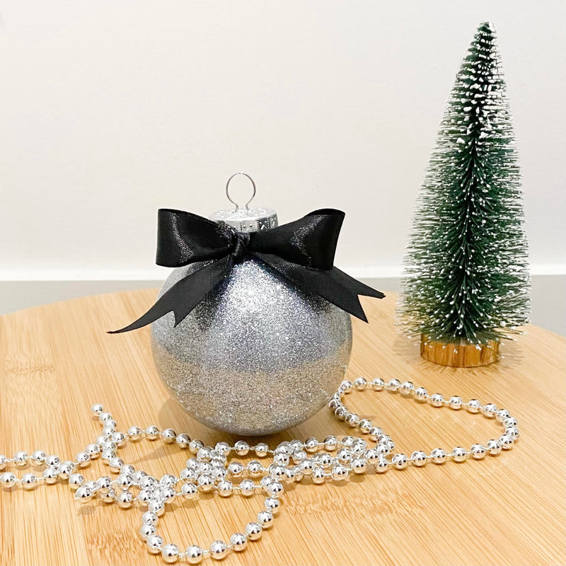 Personalised Christmas Baubles - With glitter