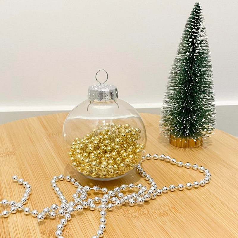 Personalised Christmas Baubles - With beads