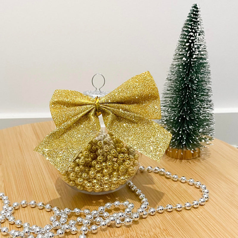 Personalised Christmas Baubles - With beads