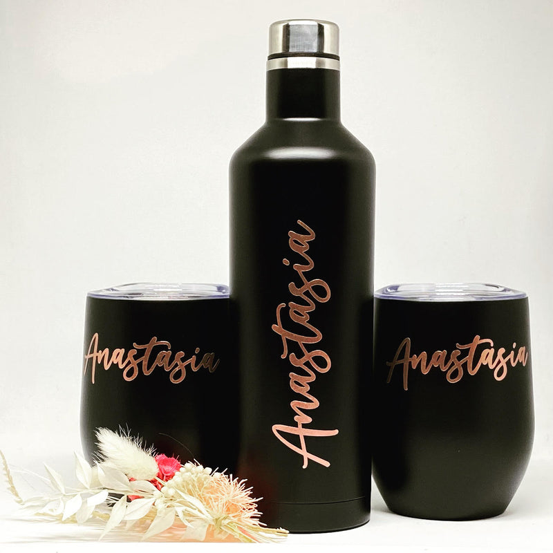 Tumbler Gift Set with Bottle